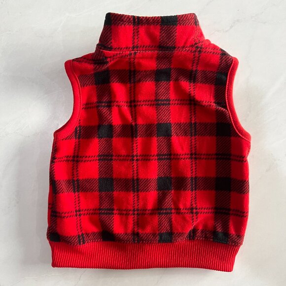 Carter's Buffalo Plaid Vest - Picture 4 of 4